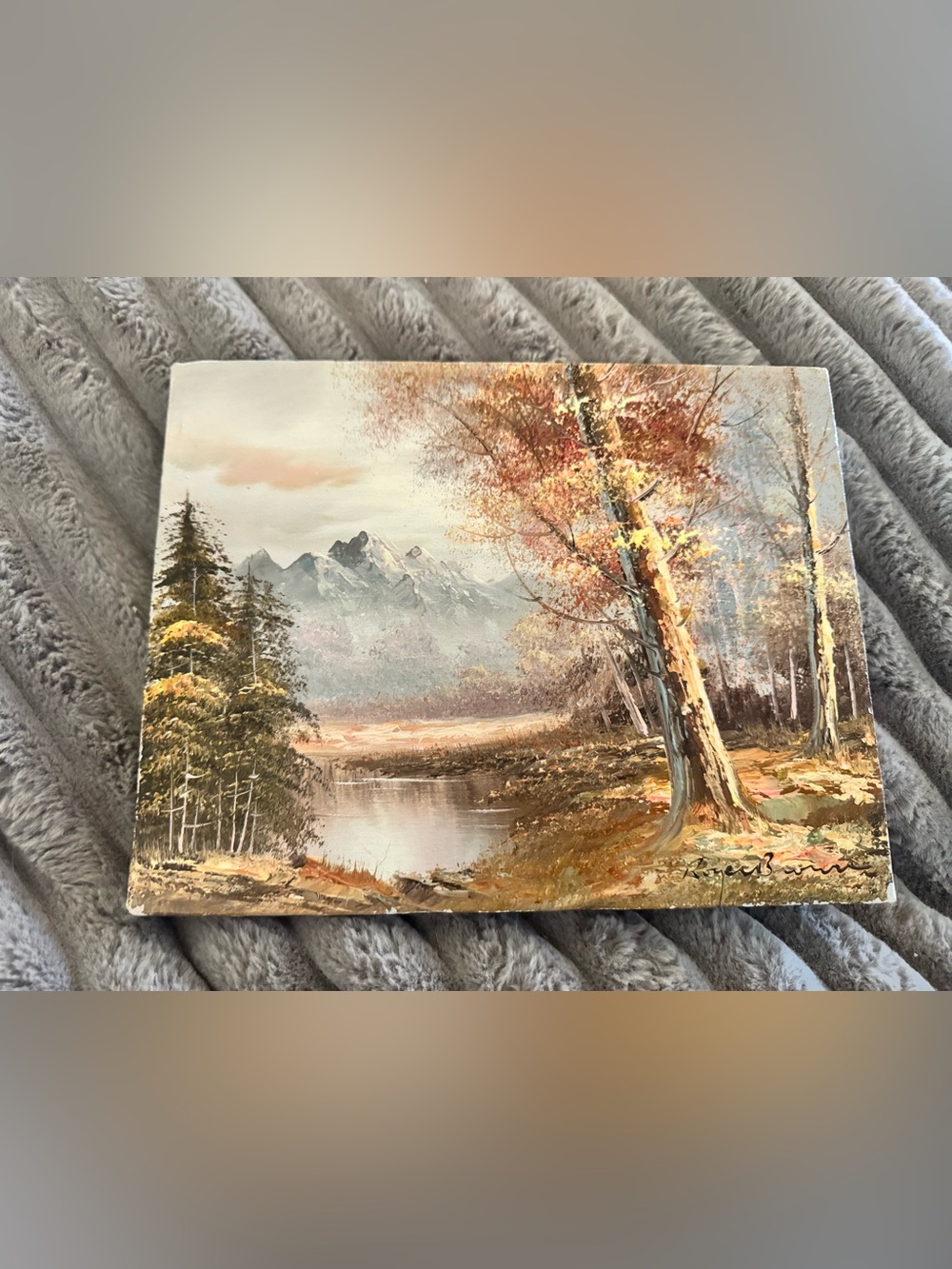 Autumn Landscape Oil Painting in by Roger Brown
